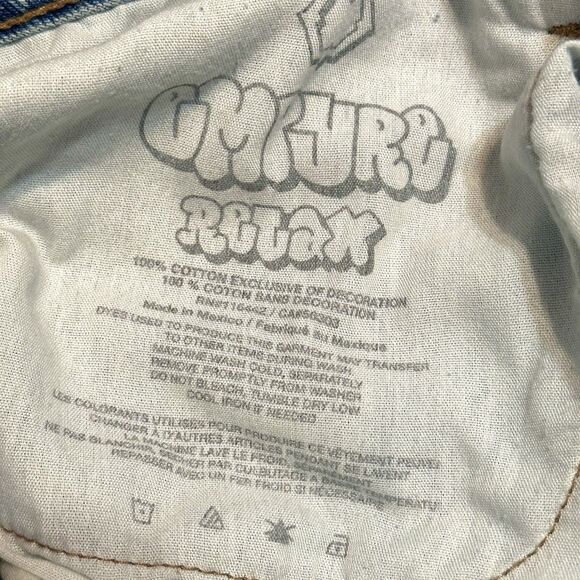 Empyre Jeans Mens Size 32 Relax Blue Denim Pants Relaxed Baggy Loose Y2K - Picture 15 of 15